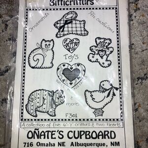 Vtg Bitticritturs Sewing Pattern Collection • Onate's Cupboard ~ pincushions